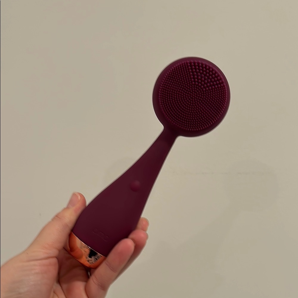 pmd maroon and rose gold Facial Cleansing Brush
